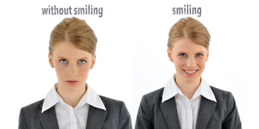 Without smile vs. Smile