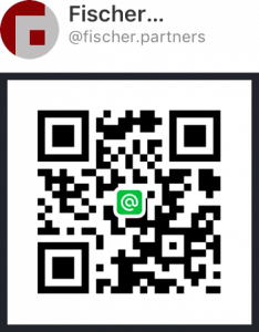 @fischer.partners | LINE@ QR code of Fischer & Partners Executive Recruitment